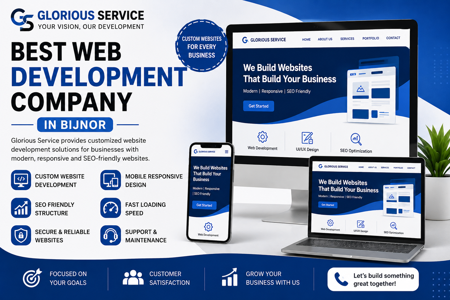 Best Web Development Company in Bijnor – Glorious Service 🌐🚀